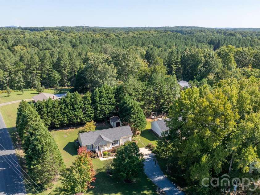 32802 Austin Road, New London, NC 28127.  MLS# CAR4428929, YatesRealty ID 53742. Aerial View