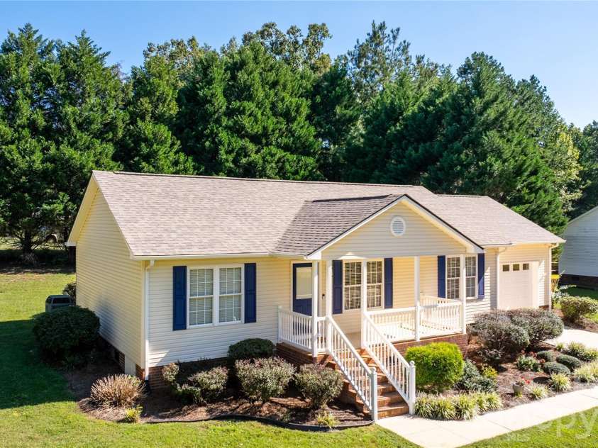 32802 Austin Road, New London, NC 28127.  MLS# CAR4428929, YatesRealty ID 53742. Drone View