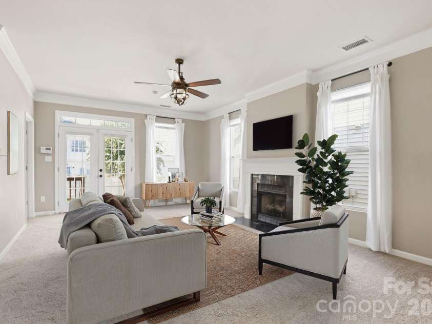 1020 Traditions Park Drive, Pineville, NC 28134.  MLS# CAR4428978, YatesRealty ID 53750. This room has been virtually staged.