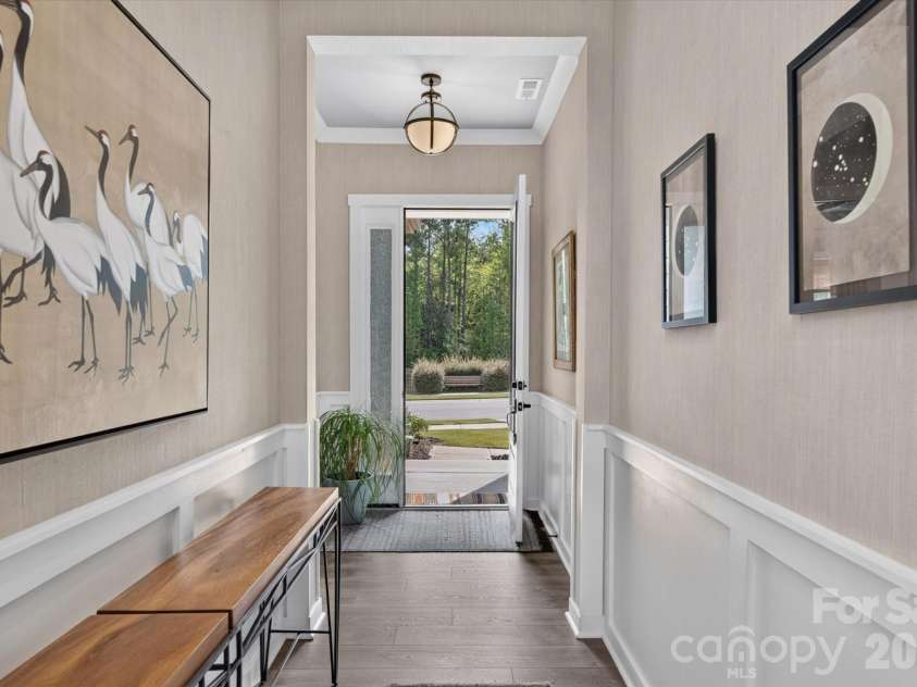 215 Pintail Drive, Monroe, NC 28110.  MLS# CAR4429429, YatesRealty ID 53759. Foyer
