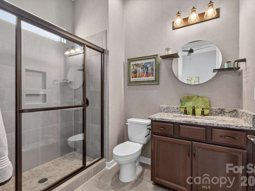 215 Pintail Drive, Monroe, NC 28110.  MLS# CAR4429429, YatesRealty ID 53759. Guest bathroom