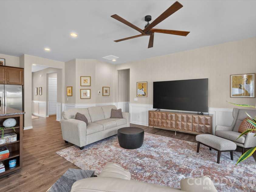 215 Pintail Drive, Monroe, NC 28110.  MLS# CAR4429429, YatesRealty ID 53759. Living Room