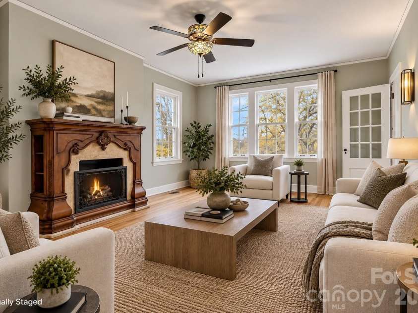 141 Madison Street, Marion, NC 28752.  MLS# CAR4398809, YatesRealty ID 5376. Virtually staged
