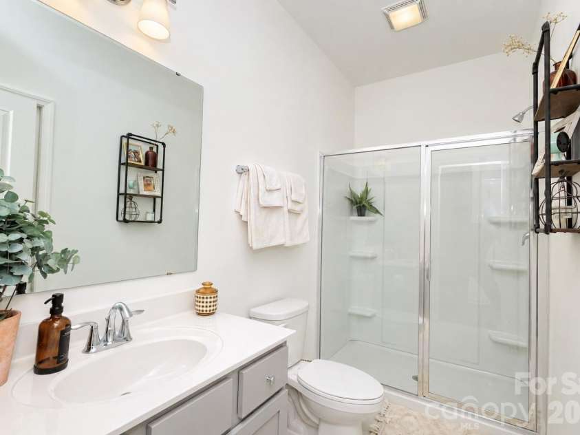 106 Stonewater Drive, Stanfield, NC 28163.  MLS# CAR4422919, YatesRealty ID 53764. Guest bathroom on main level