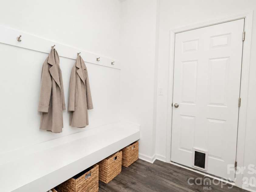 106 Stonewater Drive, Stanfield, NC 28163.  MLS# CAR4422919, YatesRealty ID 53764. Mud room / Drop Zone from the garage entry