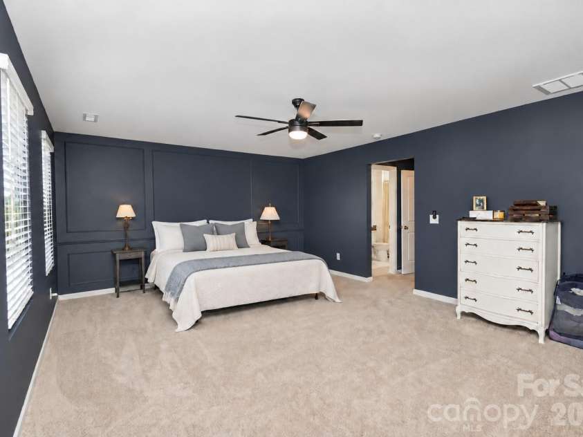 106 Stonewater Drive, Stanfield, NC 28163.  MLS# CAR4422919, YatesRealty ID 53764. Very large spacious primary bedroom (Bedroom #1)