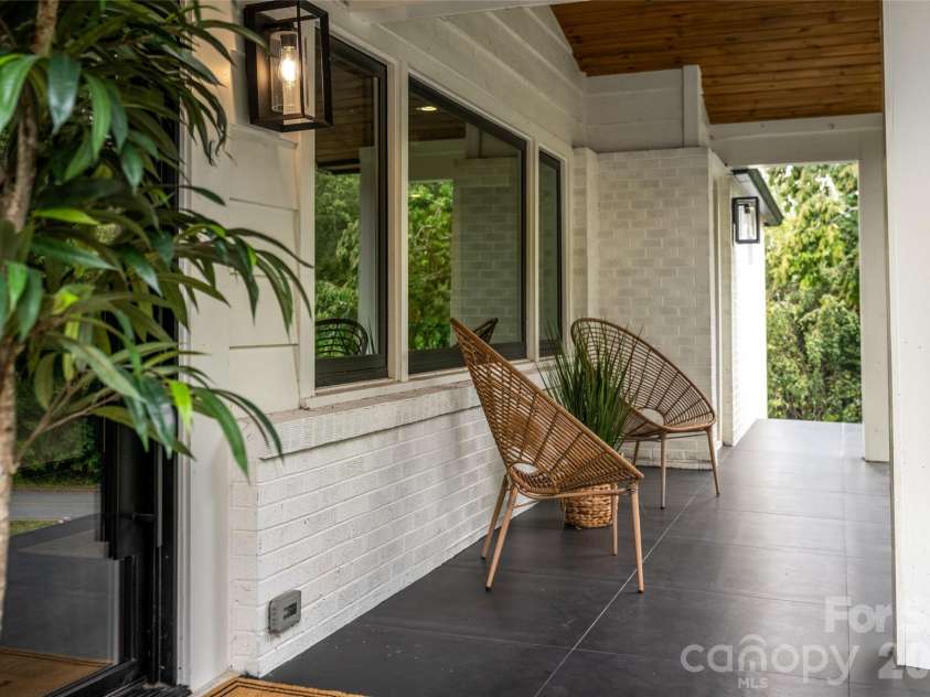 3 Maplewood Parkway, Asheville, NC 28804.  MLS# CAR4425655, YatesRealty ID 53767. Frong porch