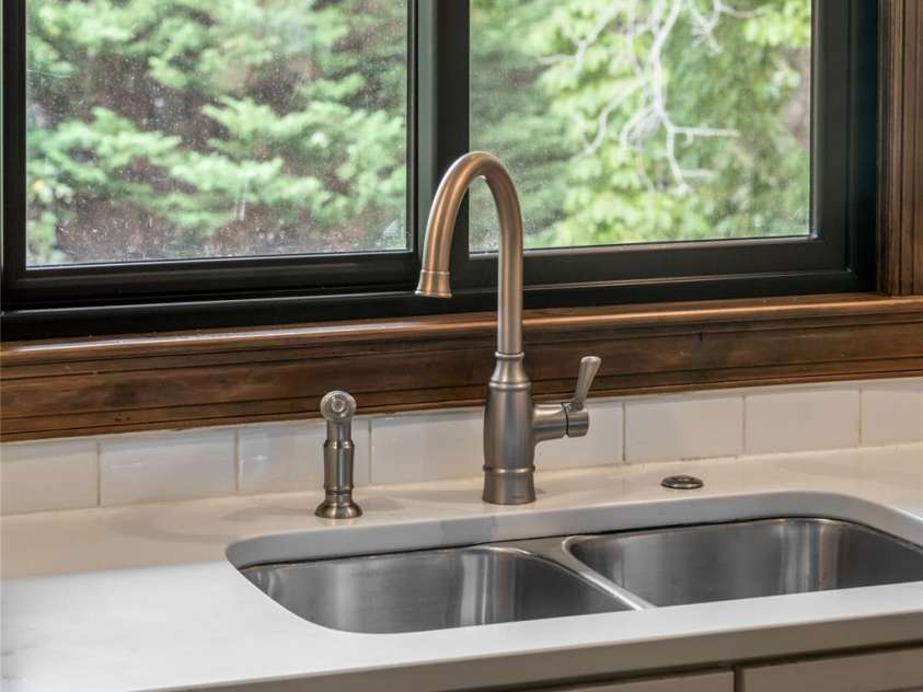 3 Maplewood Parkway, Asheville, NC 28804.  MLS# CAR4425655, YatesRealty ID 53767. Stainless double kitchen sink