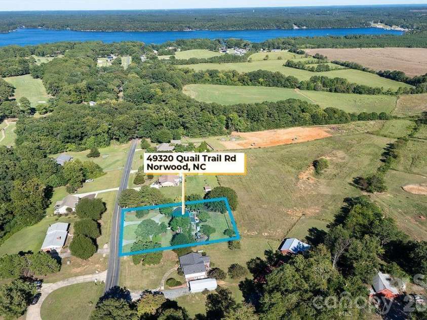49320 Quail Trail Road, Norwood, NC 28128.  MLS# CAR4429109, YatesRealty ID 53773. 