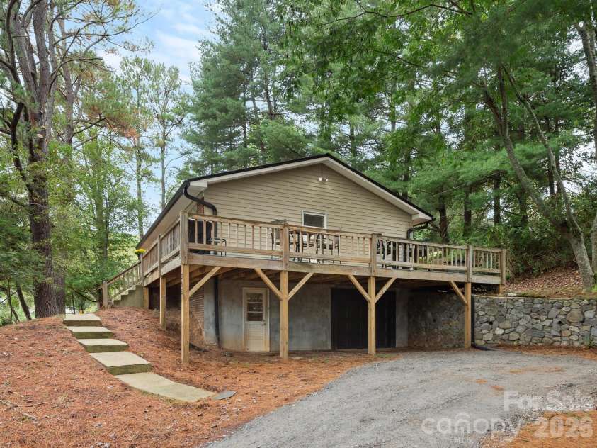 305 Youngs Cove Road, Candler, NC 28715.  MLS# CAR4427109, YatesRealty ID 53775. Side Exterior