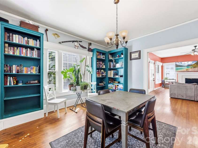 407 South Street, Gastonia, NC 28052.  MLS# CAR4429534, YatesRealty ID 53777. Dining room/office