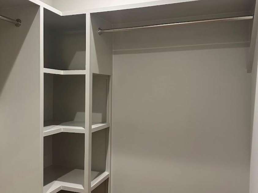 113 Todd Drive, Concord, NC 28025.  MLS# CAR4423232, YatesRealty ID 53783. Master bedroom closet with built in shelves