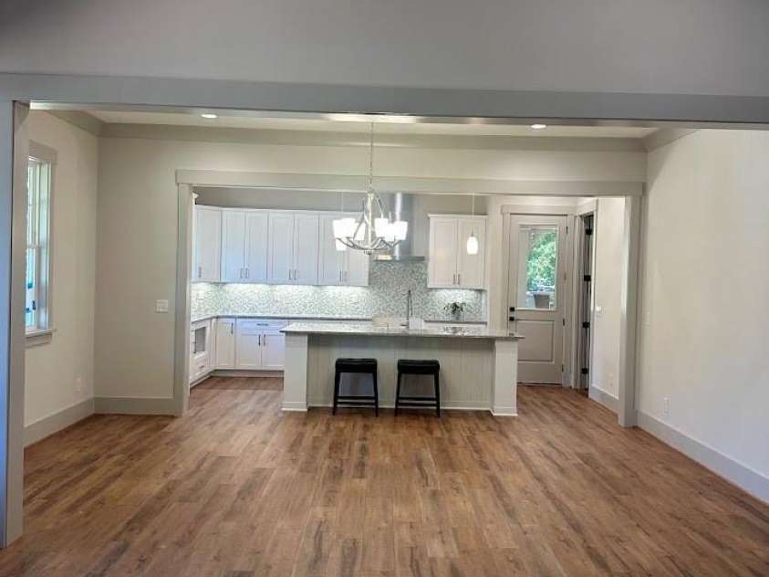 113 Todd Drive, Concord, NC 28025.  MLS# CAR4423232, YatesRealty ID 53783. Open floor plan - view of kitchen from great room
