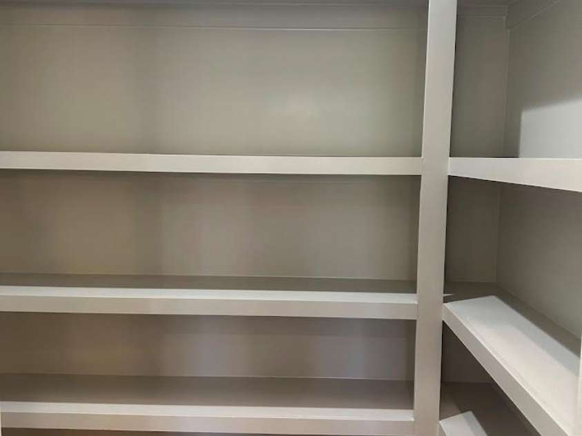 113 Todd Drive, Concord, NC 28025.  MLS# CAR4423232, YatesRealty ID 53783. Pantry with built in shelves