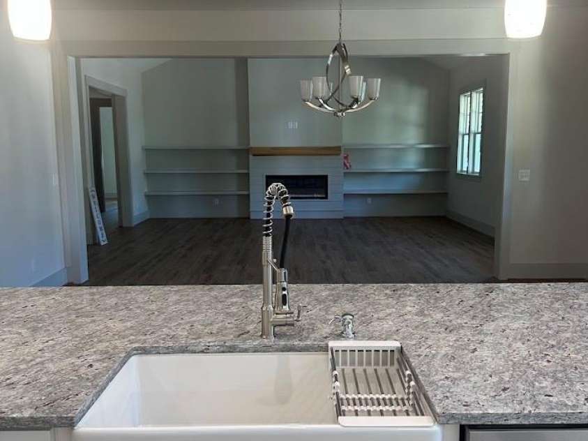 113 Todd Drive, Concord, NC 28025.  MLS# CAR4423232, YatesRealty ID 53783. View to great room from kitchen