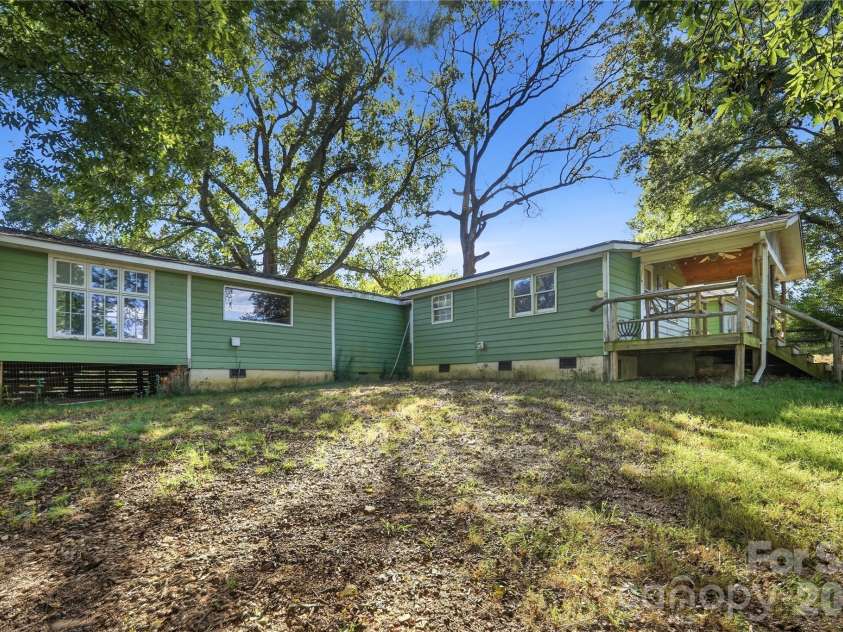 807 218 Highway, Monroe, NC 28110.  MLS# CAR4428091, YatesRealty ID 53786. Back of house