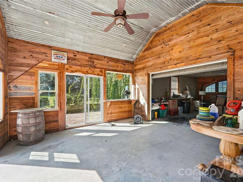 807 218 Highway, Monroe, NC 28110.  MLS# CAR4428091, YatesRealty ID 53786. Finished inside of detached garage