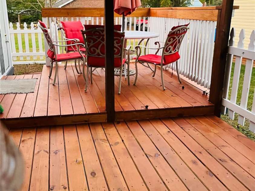 109 Julia Avenue, Belmont, NC 28012.  MLS# CAR4429794, YatesRealty ID 53789. New Decking