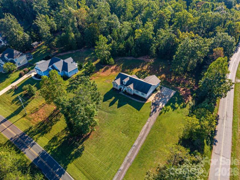4252 Goodson Road, Maiden, NC 28650.  MLS# CAR4429073, YatesRealty ID 53815. Aerial View Front