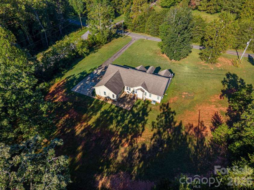 4252 Goodson Road, Maiden, NC 28650.  MLS# CAR4429073, YatesRealty ID 53815. Rear Aearial View