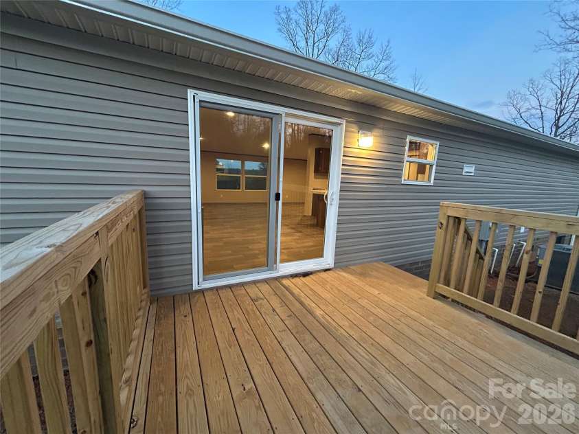 175 Shilah Lane Drive, Nebo, NC 28761.  MLS# CAR4353559, YatesRealty ID 5383. Back Deck