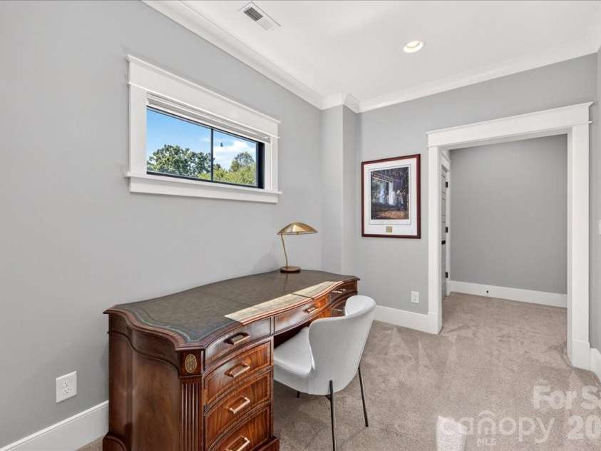 416 Woodland Street, Davidson, NC 28036.  MLS# CAR4425891, YatesRealty ID 53849. Office or flex space upstairs