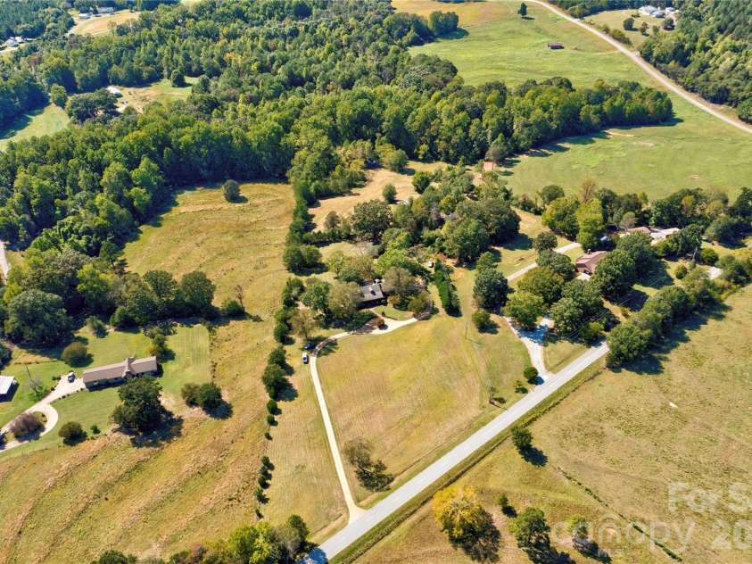 225 Hicks Hill Road, Lawndale, NC 28090.  MLS# CAR4430033, YatesRealty ID 53874. Aerial View