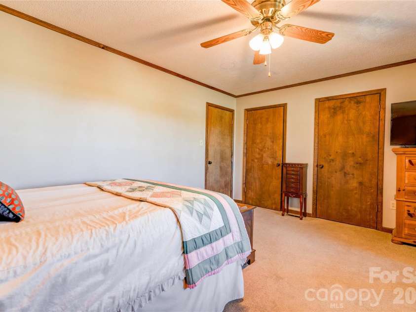 225 Hicks Hill Road, Lawndale, NC 28090.  MLS# CAR4430033, YatesRealty ID 53874. Primary Bedroom