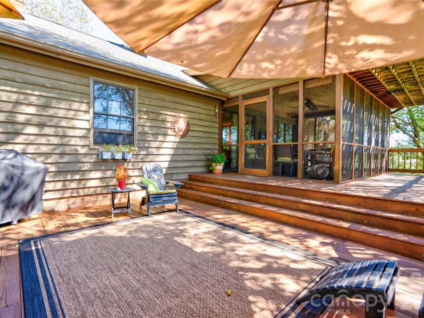 225 Hicks Hill Road, Lawndale, NC 28090.  MLS# CAR4430033, YatesRealty ID 53874. Rear Deck/Patio