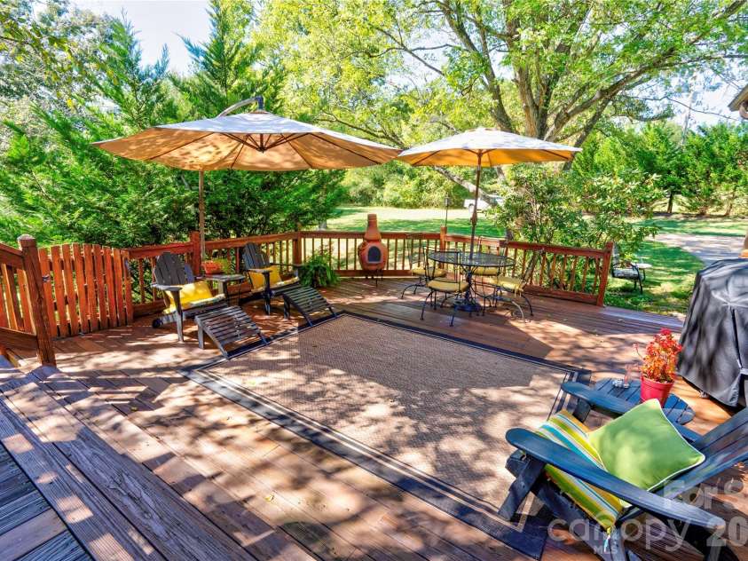 225 Hicks Hill Road, Lawndale, NC 28090.  MLS# CAR4430033, YatesRealty ID 53874. Rear Deck/Patio