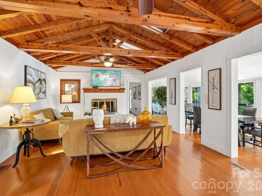 52 Lake Jordan Drive, Flat Rock, NC 28731.  MLS# CAR4425965, YatesRealty ID 53878. Living Room