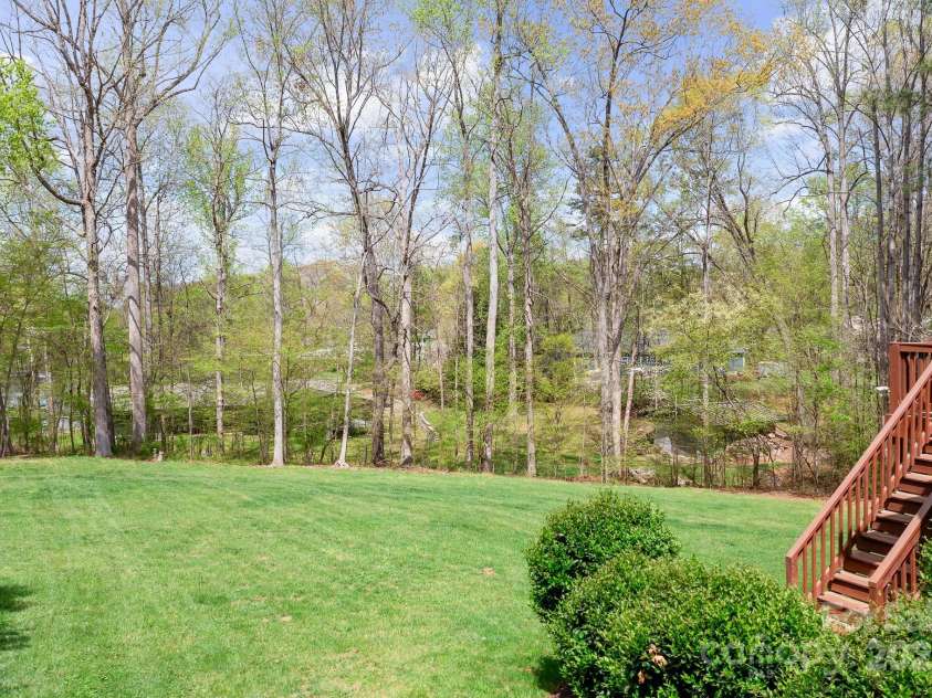 164 Crooked Branch Way, Troutman, NC 28166.  MLS# CAR4241614, YatesRealty ID 5388. Large Private Backyard with seasonal waterviews