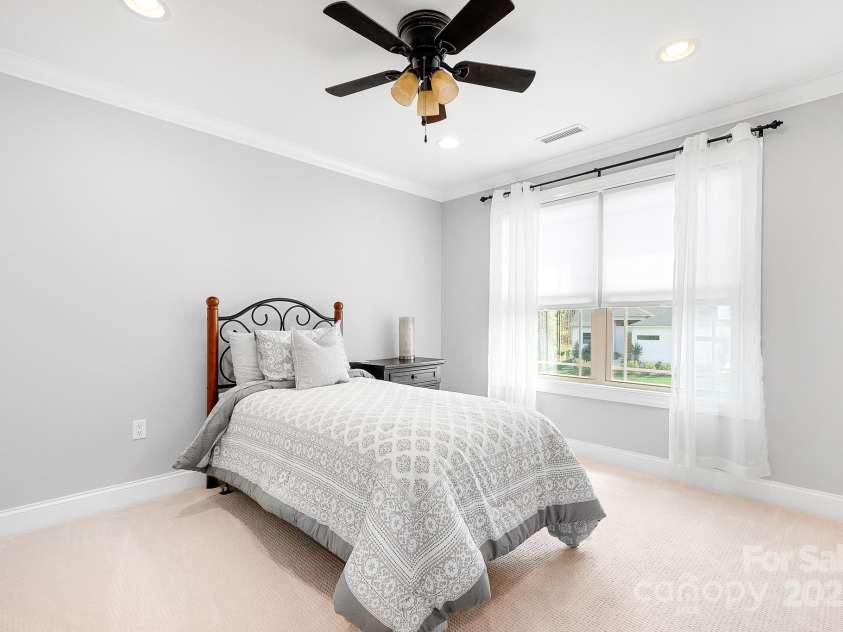 164 Crooked Branch Way, Troutman, NC 28166.  MLS# CAR4241614, YatesRealty ID 5388. Upstairs Bedroom