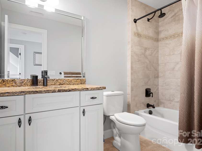 164 Crooked Branch Way, Troutman, NC 28166.  MLS# CAR4241614, YatesRealty ID 5388. Upstairs Full Bath