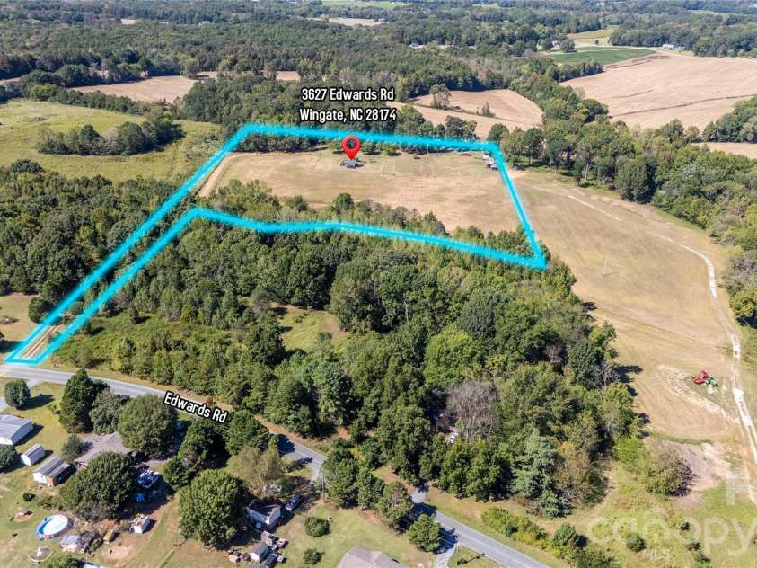 3627 Edwards Road, Wingate, NC 28174.  MLS# CAR4427215, YatesRealty ID 53920. 