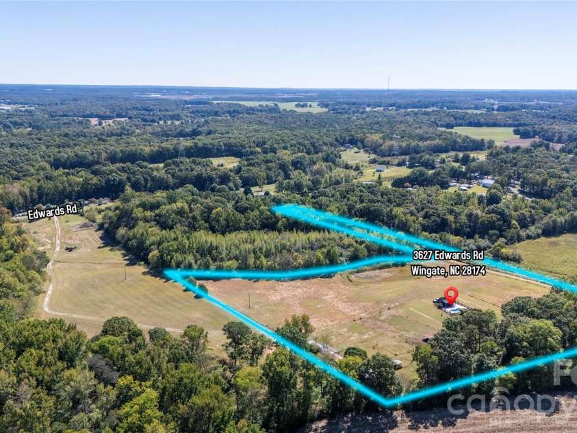 3627 Edwards Road, Wingate, NC 28174.  MLS# CAR4427215, YatesRealty ID 53920. 