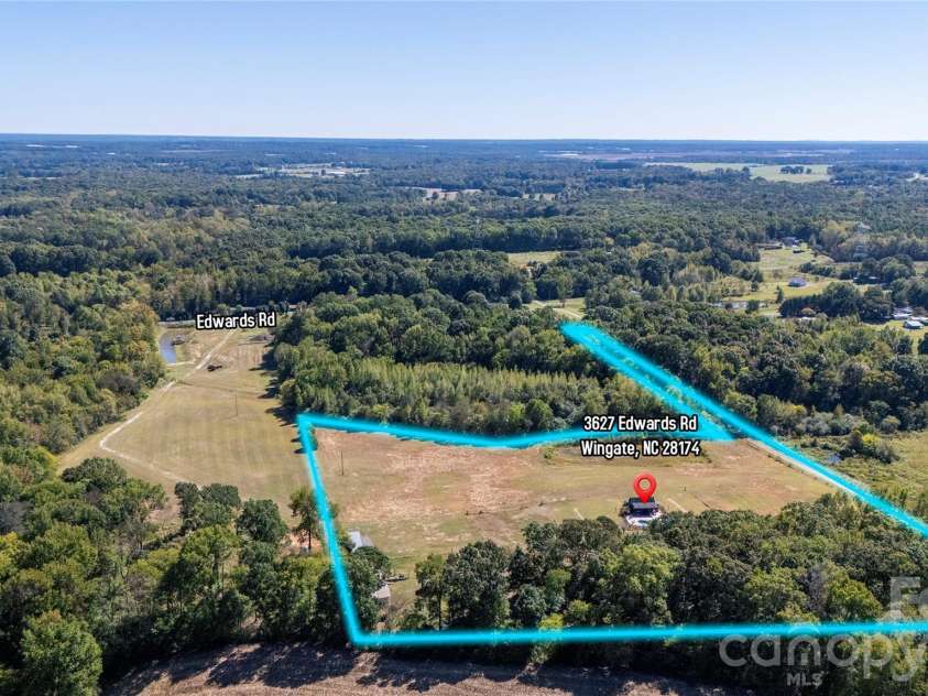 3627 Edwards Road, Wingate, NC 28174.  MLS# CAR4427215, YatesRealty ID 53920. 