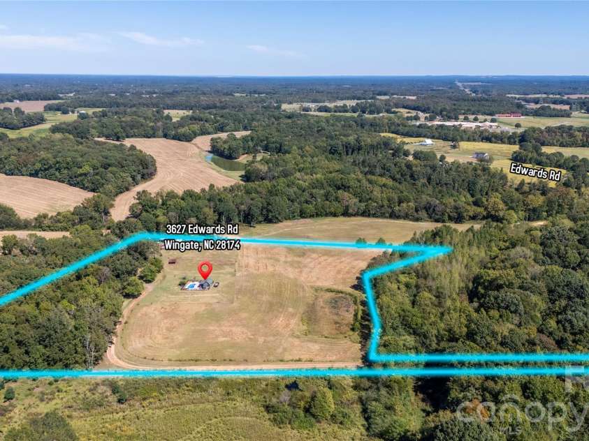 3627 Edwards Road, Wingate, NC 28174.  MLS# CAR4427215, YatesRealty ID 53920. 