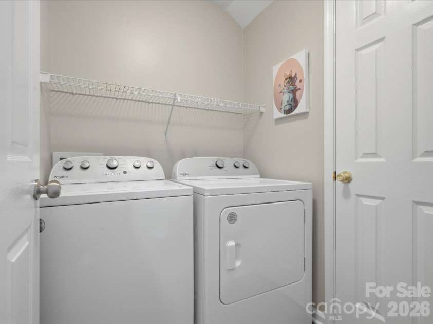 2149 Mckenzie Creek Drive, Charlotte, NC 28270.  MLS# CAR4429799, YatesRealty ID 53929. Upstairs laundry