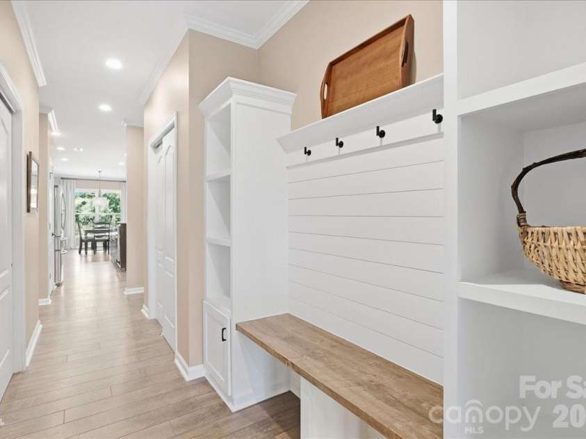 445 Haven Avenue, Fort Mill, SC 29715.  MLS# CAR4428956, YatesRealty ID 53954. Custom designed drop zone area with closets