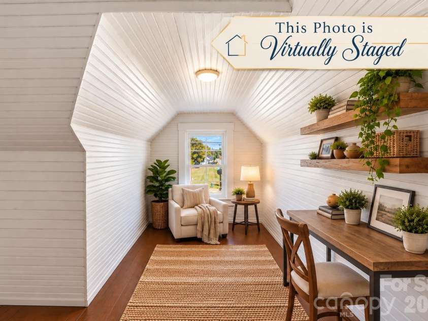 322 Main Street, Maiden, NC 28650.  MLS# CAR4427918, YatesRealty ID 53966. Flex space nook virtually staged