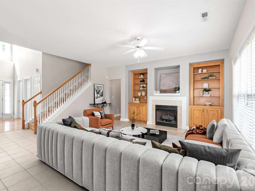 2008 Trace Creek Drive, Waxhaw, NC 28173.  MLS# CAR4428166, YatesRealty ID 53969. Designed for seamless connectivity, the open-concept floor plan flows effortlessly to create an inviting, spacious atmosphere...perfect for both lively entertaining and comfortable everyday living. Virtually Staged.