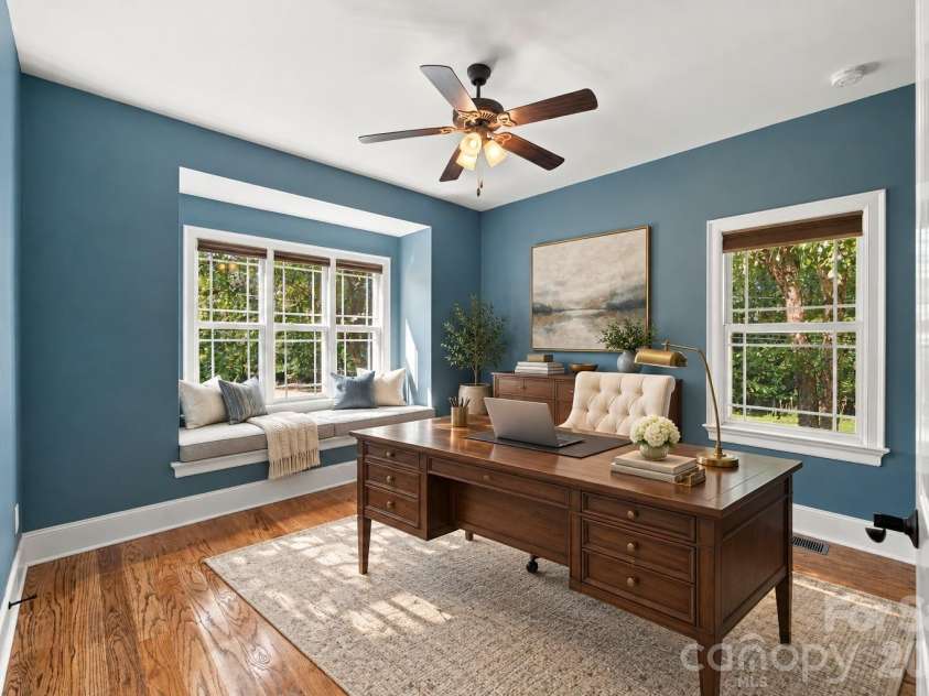 7481 Brotherton Road, Denver, NC 28037.  MLS# CAR4427523, YatesRealty ID 53983. Virtually Staged as home office