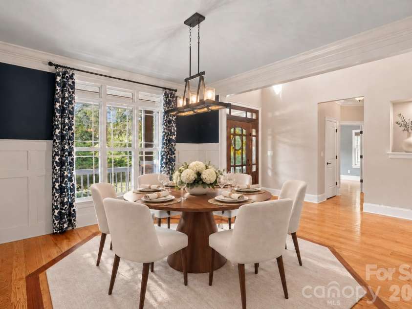 7481 Brotherton Road, Denver, NC 28037.  MLS# CAR4427523, YatesRealty ID 53983. Virtually Staged Dining Room