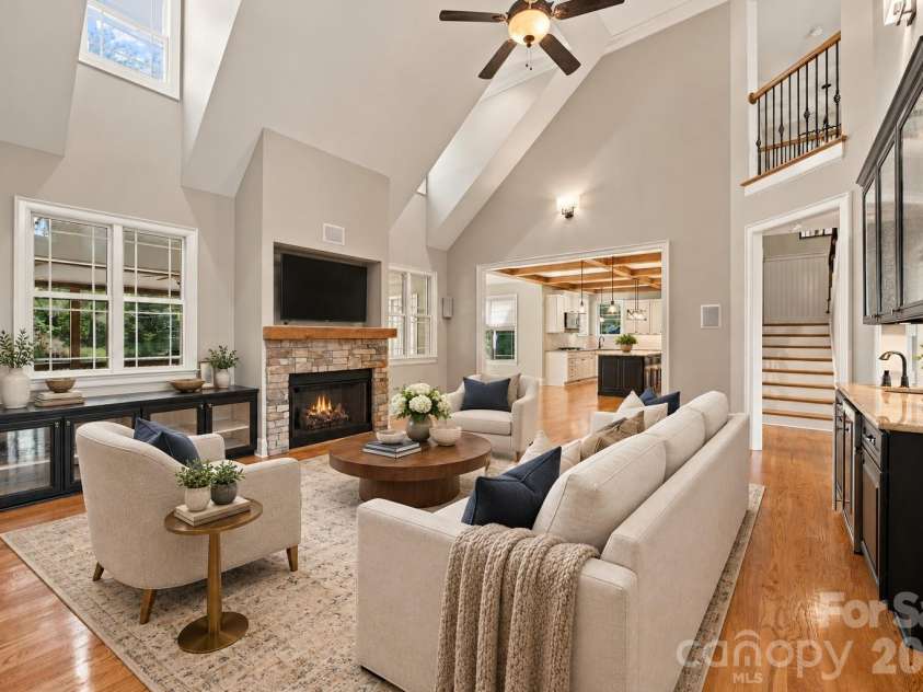 7481 Brotherton Road, Denver, NC 28037.  MLS# CAR4427523, YatesRealty ID 53983. Virtually Staged Greatroom