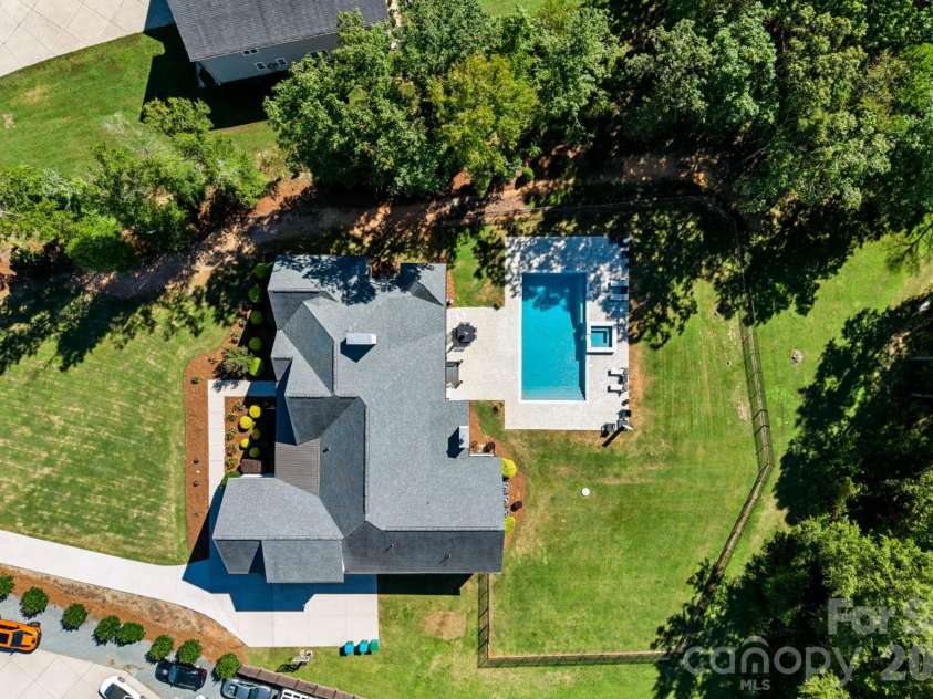 7001 Duncan Road, Indian Trail, NC 28079.  MLS# CAR4427411, YatesRealty ID 53985. Aerial