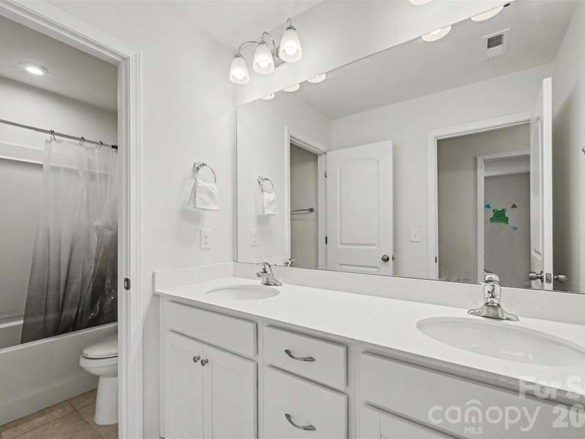 1311 Tollcross Road, Indian Trail, NC 28079.  MLS# CAR4350661, YatesRealty ID 5399. 2nd floor bath