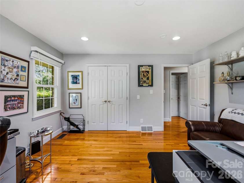531 Bluebird Ridge, Asheville, NC 28804.  MLS# CAR4424625, YatesRealty ID 53994. Third bedroom, used as office.