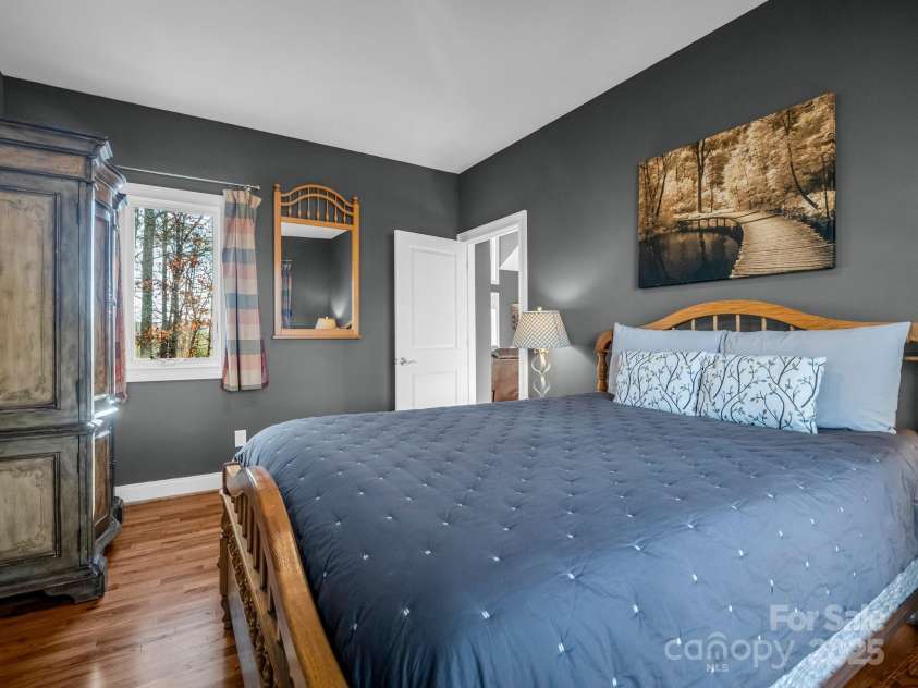 171 Wilson Court, Lake Lure, NC 28746.  MLS# CAR4209262, YatesRealty ID 540. Main Level Bedroom