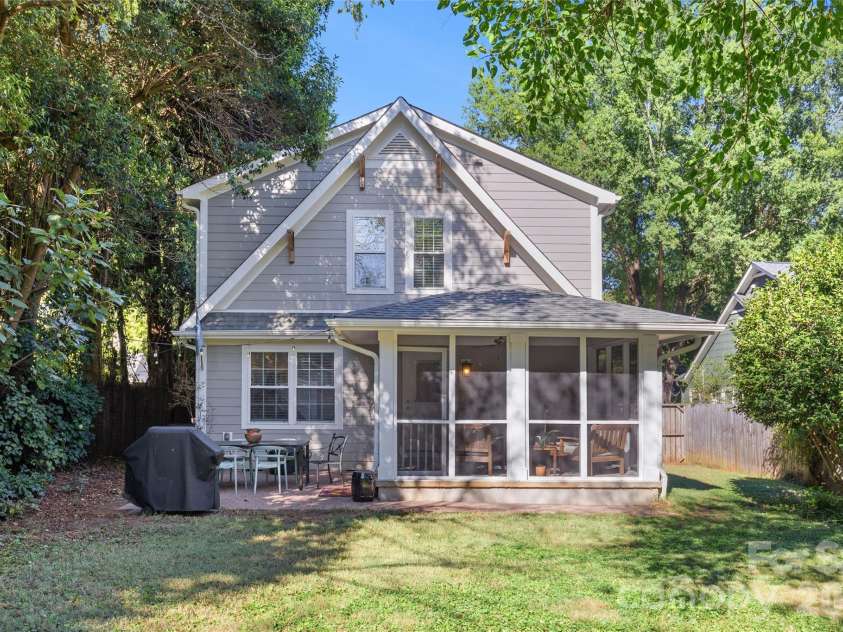 2608 Shenandoah Avenue, Charlotte, NC 28205.  MLS# CAR4423935, YatesRealty ID 54000. Back Exterior